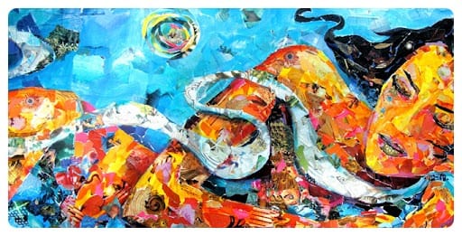 When’s the last time you dreamed? Collaging on a Budget